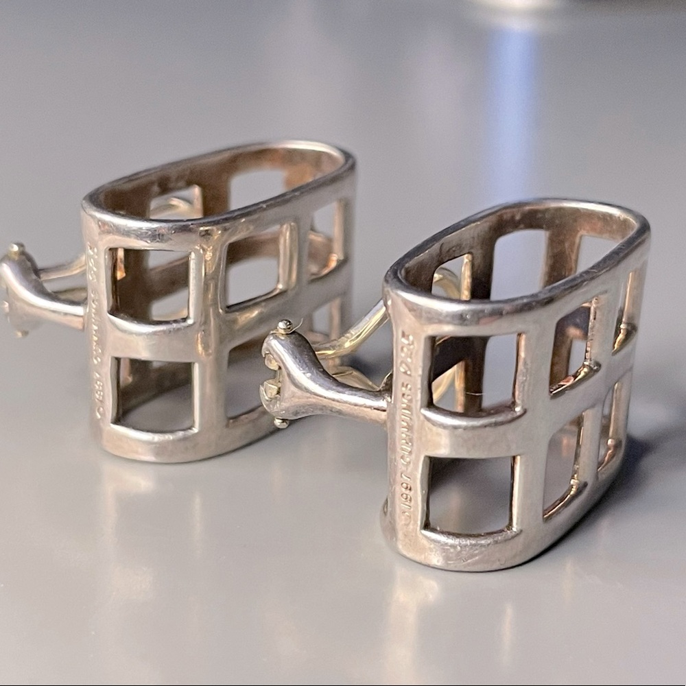 Angela Cummings Sterling Silver Clip-On Earrings
